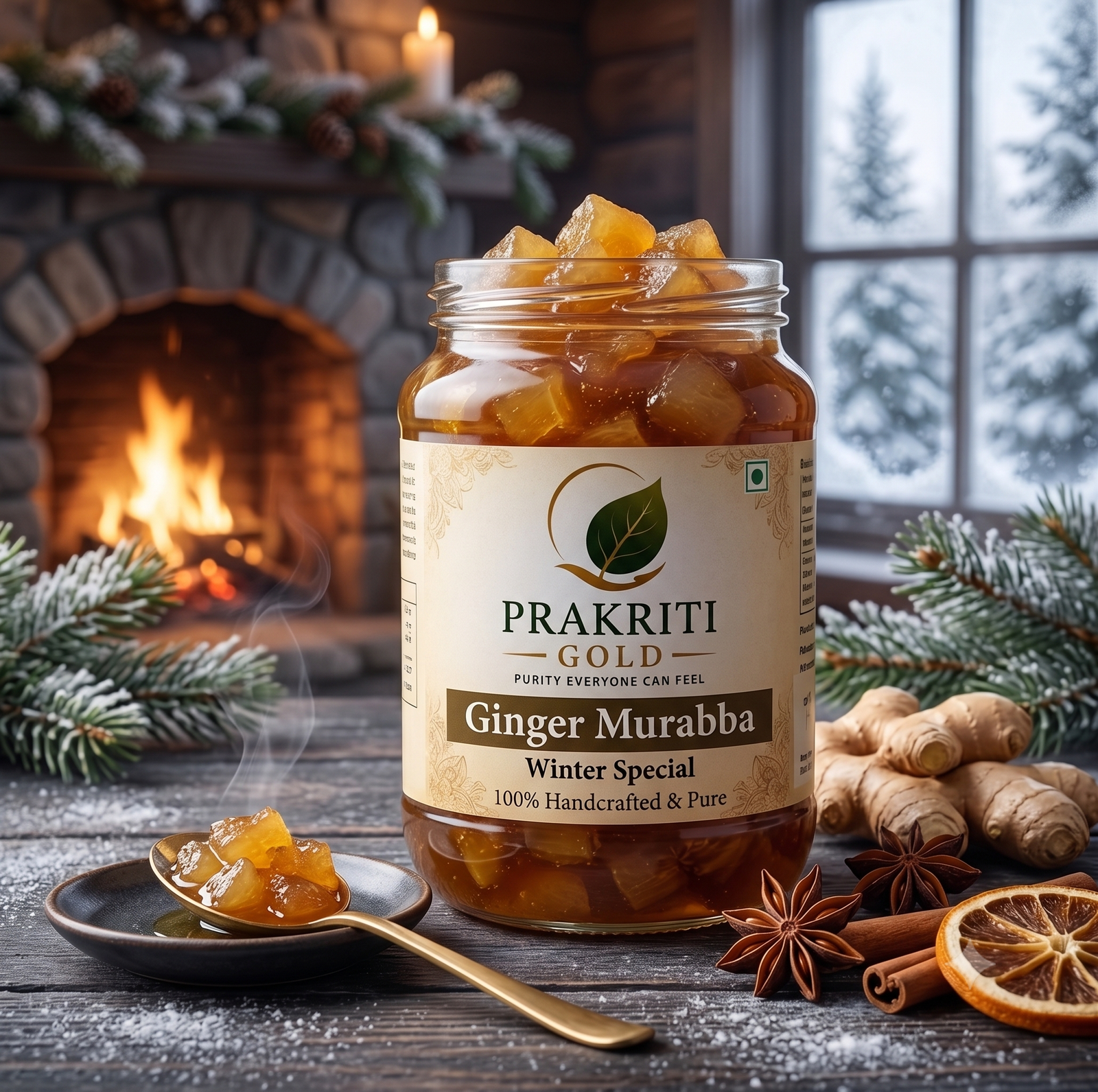 Ayurvedic Honey Murabba Jar