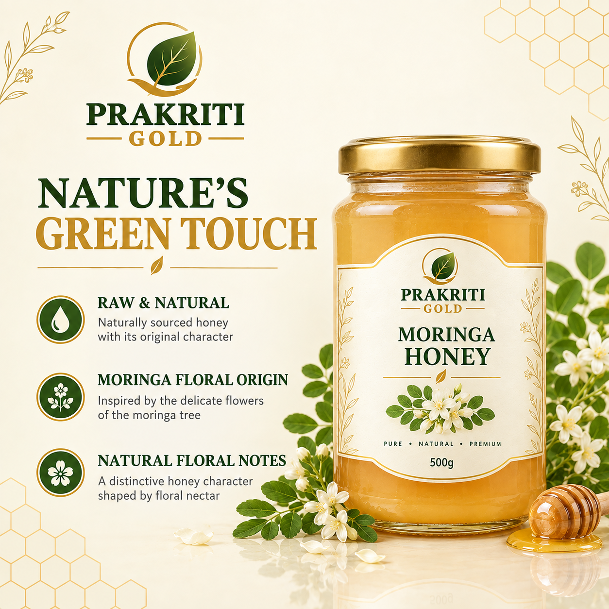 Raw Moringa Honey - Image 2